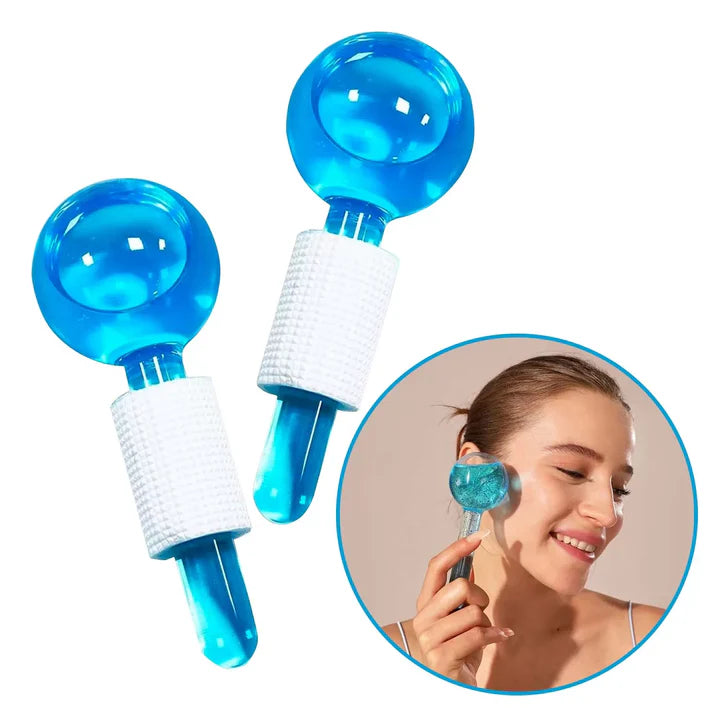 bolas de refrigeración LCE, masajeador facial