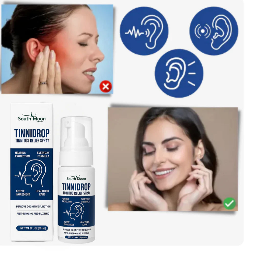 Tinnidrop® Spray auditivo - Elimina el tinnitus y el dolor de oído